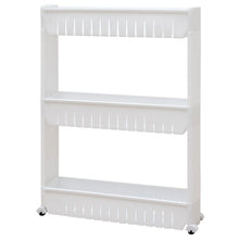 Carica l'immagine nel visualizzatore di Gallery, Eyepower Scaffale stretto 12,5cm Portaoggetti Cucina Bagno 3 ripiani, Bianco - Ilgrandebazar