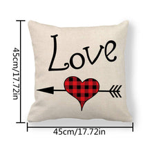 Carica l'immagine nel visualizzatore di Gallery, WENTS Cuscino San Valentino 4PCS Red Love Federa per 45 x 45 cm - Ilgrandebazar