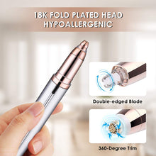 Carica l'immagine nel visualizzatore di Gallery, LIUMY Epilatore Sopracciglia Indolore,Brows Trimmer Rasoio，portatile Silver - Ilgrandebazar