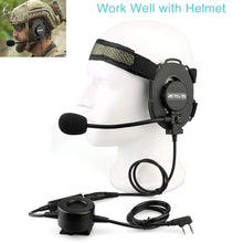 Carica l'immagine nel visualizzatore di Gallery, Retevis EH060K Cuffia Tattica Militare 2 Pin Auricolare Compatibile... - Ilgrandebazar