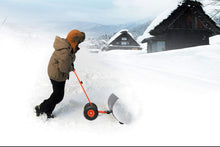 Carica l'immagine nel visualizzatore di Gallery, Ohuhu Pala da Neve, Neve con Ruote Regolabili, Aratro Neve... - Ilgrandebazar