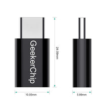 Carica l'immagine nel visualizzatore di Gallery, GeekerChip Adattatore USB C a Micro USB[6 Pezzi],Connettore C(Type C)...