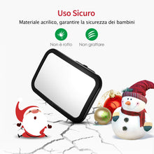 Carica l'immagine nel visualizzatore di Gallery, Specchietto Retrovisore Bambini, Specchio Auto Bambino, Nero - Ilgrandebazar