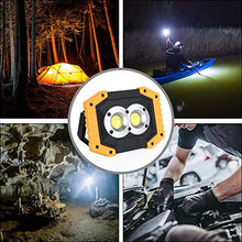 Carica l'immagine nel visualizzatore di Gallery, flintronic LED Portatile, 20W&amp;1500LM Ricaricabile con Batteria #1 Giallo - Ilgrandebazar