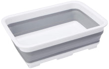 Carica l'immagine nel visualizzatore di Gallery, Ashley Unisex BB-CB250 - Bacinella pieghevole per lavarsi, M, Grigio/ Bianco - Ilgrandebazar