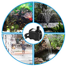Carica l'immagine nel visualizzatore di Gallery, Awroutdoor Pompa Acqua Sommergibile, 25W Acquario, 1800L/H...