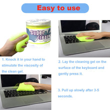 Carica l'immagine nel visualizzatore di Gallery, BESTZY Gomme Pulizia Tastiera Riutilizzabile - 2 Pezzi di 160g*2, blu, giallo