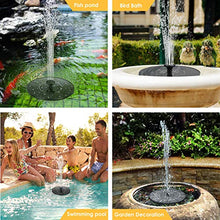 Carica l'immagine nel visualizzatore di Gallery, Dustgo Fontana da giardino esterno, Pompa per fontana solare con pannello...