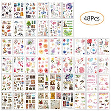 Carica l'immagine nel visualizzatore di Gallery, Pegatinas Álbum de Recortes, 48 Hojas Inicio Dulce y Cálido Set B