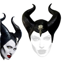 Carica l'immagine nel visualizzatore di Gallery, Mesky Maschera Headpiece Malefica Cosplay Taglia unica, Nero Con Argento - Ilgrandebazar