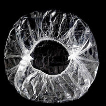 Carica l'immagine nel visualizzatore di Gallery, 100 cuffie per doccia monouso, grandi, in plastica elastica, uso 44CM - Ilgrandebazar