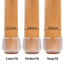 Carica l'immagine nel visualizzatore di Gallery, CHBKT 32pcs della Sedia Cappellini Piedini in Gomma Adatto per 12-16 mm - Ilgrandebazar