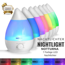 Carica l'immagine nel visualizzatore di Gallery, InnoBeta Waterdrop 2,4Liter Umidificatori Ambiente, Umidificatore - Ilgrandebazar