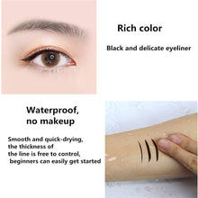 Carica l'immagine nel visualizzatore di Gallery, Diamond eyeliner Eyeliner Pen Waterproof Black Precision Micro Eye Liner nero - Ilgrandebazar