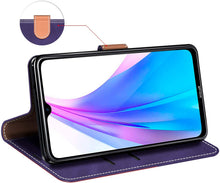 Carica l'immagine nel visualizzatore di Gallery, MOBESV Custodia Xiaomi Redmi Note 8T, Cover a Libro Xiaomi Redmi Note 8T, Custodia in Pelle Xiaomi Redmi Note 8T Magnetica Cover per Xiaomi Redmi Note 8T, Viola/Rosso