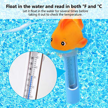 Carica l'immagine nel visualizzatore di Gallery, Termometro Piscina, Aiglam Galleggiante con Grandi Dimensioni con...