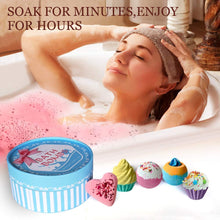 Carica l'immagine nel visualizzatore di Gallery, Bombe da Bagno, Fatte a Mano, Terme Kit Regalo Lussuoso e Romantico - Ilgrandebazar