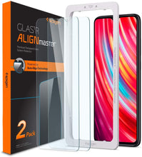Carica l'immagine nel visualizzatore di Gallery, Spigen, 2 Pezzi, Vetro Temperato Xiaomi Redmi Note 8 PRO, Glas.TR, Durezza...
