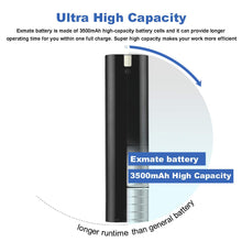 Carica l'immagine nel visualizzatore di Gallery, Exmate 9.6V 3.5Ah Batteria per Makita 9000 9001 9002 9033 9600 191681-2... - Ilgrandebazar