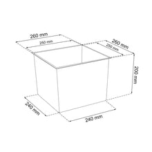 Carica l'immagine nel visualizzatore di Gallery, Prosper Plast Vaso da Fiori Urbi in plastica con 26.5x26.5x50 cm, White - Ilgrandebazar
