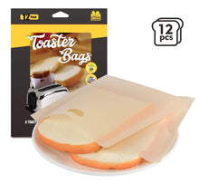 Carica l'immagine nel visualizzatore di Gallery, ilauke 12pz Sacchetti Toast Riutilizzabili Tostapane Antiaderente... - Ilgrandebazar