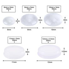 Carica l'immagine nel visualizzatore di Gallery, CODIRATO 214 pz Gomma piedi adesivo trasparente bumper Pad silicone bumper... - Ilgrandebazar