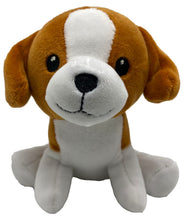 Carica l'immagine nel visualizzatore di Gallery, Beagle in peluche qualità SUPER SOFT (Marrone, Bianco)
