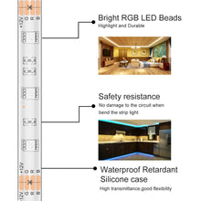 Carica l'immagine nel visualizzatore di Gallery, Striscia LED RGB 5M, Minger Impermeabile Rgb 5m