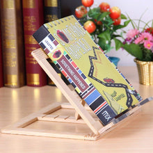 Carica l'immagine nel visualizzatore di Gallery, Fancyus, supporto regolabile in legno per ricettario o libri - Ilgrandebazar