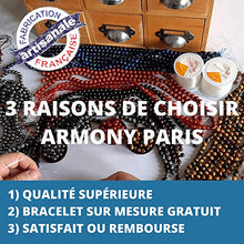 Carica l'immagine nel visualizzatore di Gallery, ARMONY PARIS Bracciale Protezione, Marca francese, Pietra Naturale,... - Ilgrandebazar