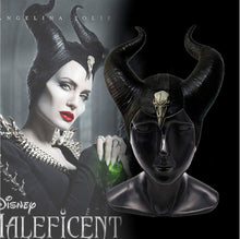 Carica l'immagine nel visualizzatore di Gallery, Mesky Maschera Headpiece Malefica Cosplay Taglia unica, Nero Con Argento - Ilgrandebazar