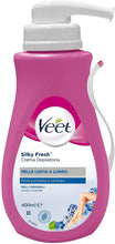 Carica l'immagine nel visualizzatore di Gallery, Veet Silk &amp; Fresh Technology Crema Depilatoria Pelli Sensibili, 400 ml