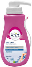 Carica l'immagine nel visualizzatore di Gallery, Veet Silk &amp; Fresh Technology Crema Depilatoria Pelli Sensibili, 400 ml