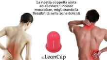 Carica l'immagine nel visualizzatore di Gallery, Coppetta Anticellulite ORIGINALE LeanCup, Coppettazione M, Rosso - Ilgrandebazar
