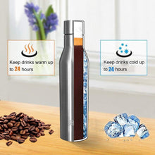 Carica l'immagine nel visualizzatore di Gallery, centtechi Bottiglia Termica Acciaio Inox,720ml 24 Ore Freddo 720ML, argento - Ilgrandebazar