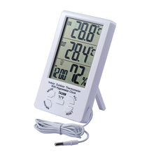 Carica l'immagine nel visualizzatore di Gallery, JZK TA298 Termoigrometro Digitale con 1.5mt sonda LCD Display Bianco - Ilgrandebazar
