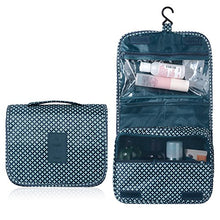 Carica l'immagine nel visualizzatore di Gallery, Emwel appeso Toiletry Organizer Travel trousse per donne e uomini - Blu Scuro - Ilgrandebazar