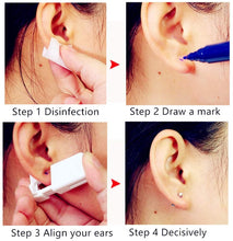 Carica l'immagine nel visualizzatore di Gallery, 6 pistole usa e getta per piercing all'orecchio, con orecchini, indolore, per ragazze, donne e uomini
