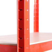 Carica l'immagine nel visualizzatore di Gallery, 120cm Wide, 60cm deep, 90cm High, Red Garage Shed Racking Storage Workbench,... - Ilgrandebazar