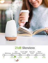 Carica l'immagine nel visualizzatore di Gallery, VicTsing 150ml Diffusore di Oli Essenziali, Aromi con Legno - Ilgrandebazar
