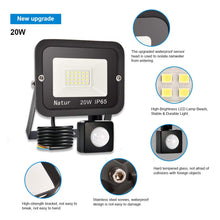 Carica l'immagine nel visualizzatore di Gallery, bapro 20W Faretto LED da Esterno con Sensore di 20W, Bianco Caldo - Ilgrandebazar