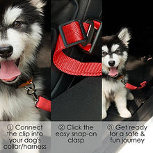 Carica l'immagine nel visualizzatore di Gallery, 4 pezzi regolabile Pet Dog Cat cintura, Yucool sicurezza porta veicolo auto... - Ilgrandebazar