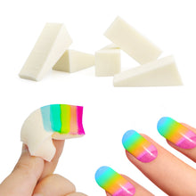 Carica l'immagine nel visualizzatore di Gallery, Circa 40 spugne triangolari per trucco, cosmetici, nail art, white - Ilgrandebazar