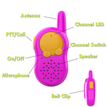 Carica l'immagine nel visualizzatore di Gallery, Walkie Talkie Bambini, Walky Talky Compleanno Giocattoli Rosa - Ilgrandebazar
