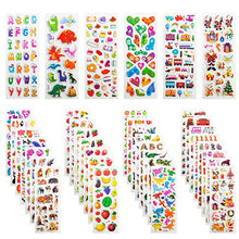 Carica l'immagine nel visualizzatore di Gallery, Leenou Adesivi per Bambini, 900+ 3D Stickers Puffy per... - Ilgrandebazar