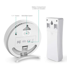 Carica l'immagine nel visualizzatore di Gallery, ORIA Termometro Interno Digitale, Wireless 1 Sensori Wireless, Bianco A