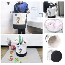 Carica l'immagine nel visualizzatore di Gallery, Miracle Baby Ispessimento Round Stoccaggio Paniere, Cesto Panda - Ilgrandebazar