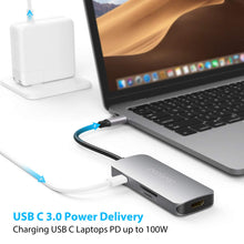 Carica l'immagine nel visualizzatore di Gallery, Hub USB C, dodocool Adattatore 7-in-1 USB-c hub con HDMI 4K, Lettore di...