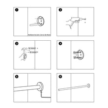Carica l'immagine nel visualizzatore di Gallery, ZUNTO 40 cm Portasciugamani da Bagno 40 Cm