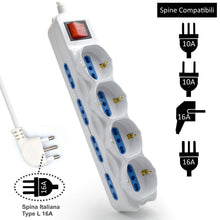 Carica l'immagine nel visualizzatore di Gallery, Ewent EW3929 Multipresa, Bianco, 1.5 mt mt, Bianco - Ilgrandebazar